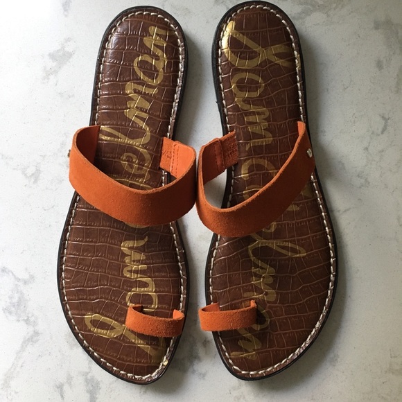 Sam Edelman Shoes - NEW Sam Edelman burnt orange seude strap sandal
